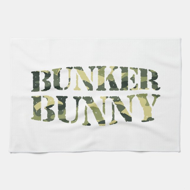 LINGE DE CUISINE BUNKER BUNNY CAMO / CAMOUFLAGE (Horizontal)