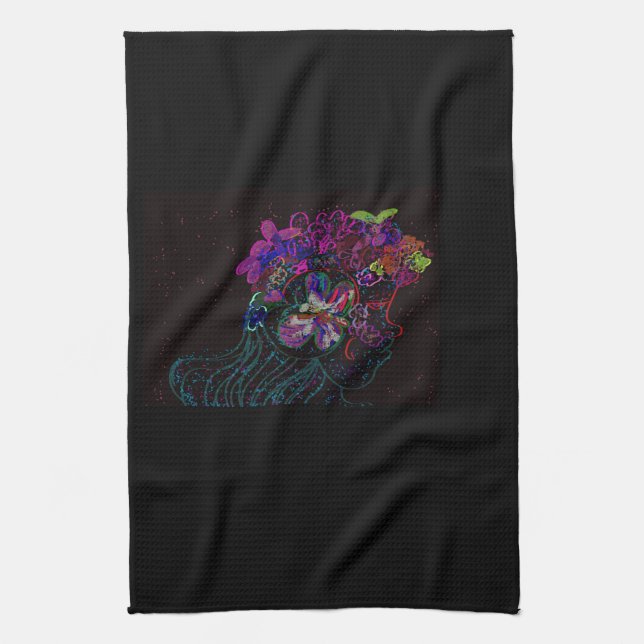 Linge De Cuisine Butterfly Princess Kitchen Towel (Vertical)