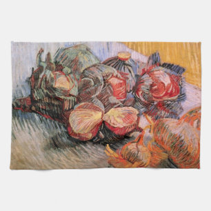 Linge De Cuisine Cabbages rouges et oignons par Vincent van Gogh