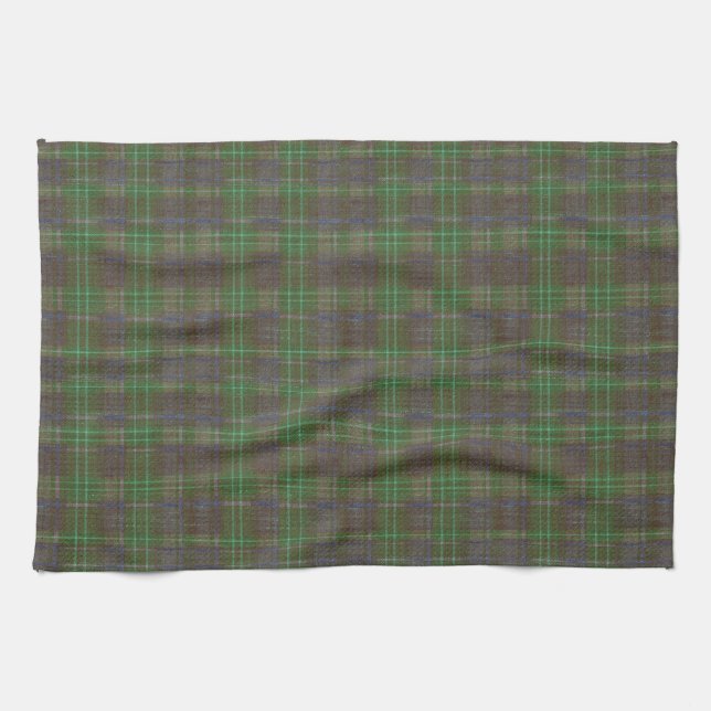 Linge De Cuisine Cabin Forest Green Tartan (Horizontal)