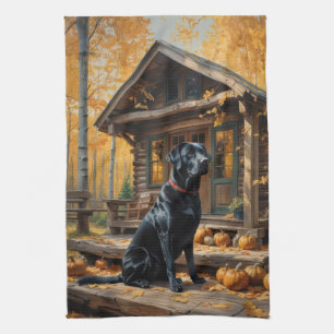Linge De Cuisine Cabine du journal de l'extracteur Black Labrador A