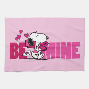 Linge De Cuisine cacahuètes Saint Valentin Snoopy Be Mine