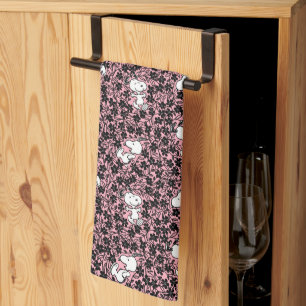 Linge De Cuisine cacahuètes   Snoopy Flower Vine Motif
