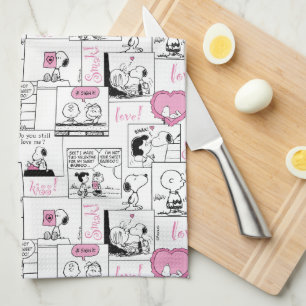 Linge De Cuisine cacahuètes   Valentine Heart Love Motif