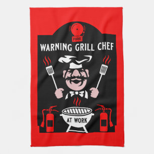 Linge De Cuisine Cadeau Chef Grill