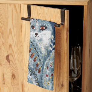 Linge De Cuisine Cadeau de cuisine Bohème Vintage Chat