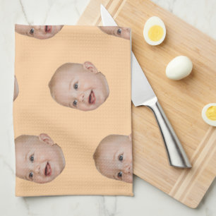Linge De Cuisine Cadeau de cuisson sur le visage personnalisé de gr