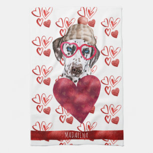 Linge De Cuisine Cadeau de la Saint-Valentin pour amateur de chiens