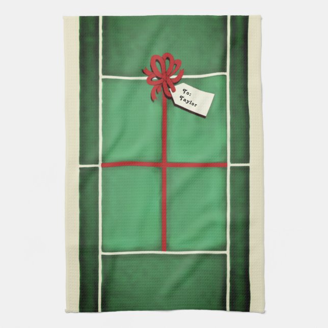 Linge De Cuisine Cadeau de Noël (Vertical)
