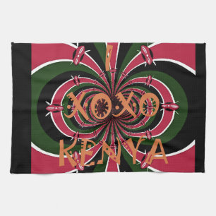 Linge De Cuisine Cadeau de voyage kenyan - Conception de câblage et