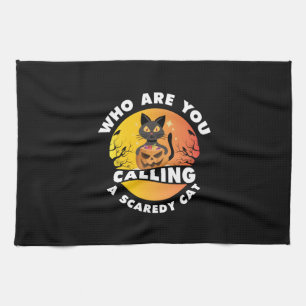 Linge De Cuisine Cadeau Halloween   Qui Appelez-Vous Un Chat ?