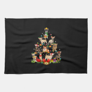 Linge De Cuisine Cadeaux Amoureux de les chiens Chihuahua Arbre Lum