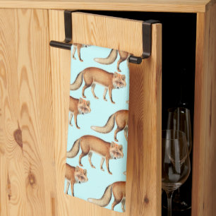 Linge De Cuisine Cadeaux de Baby shower de renard Vintage doux