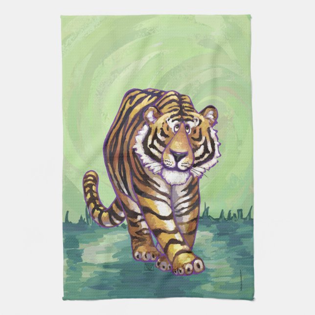 Linge De Cuisine Cadeaux et accessoires de tigre (Vertical)