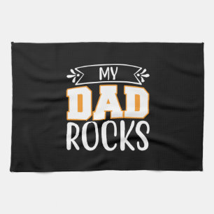 Linge De Cuisine Cadeaux papa Mon père Rocks