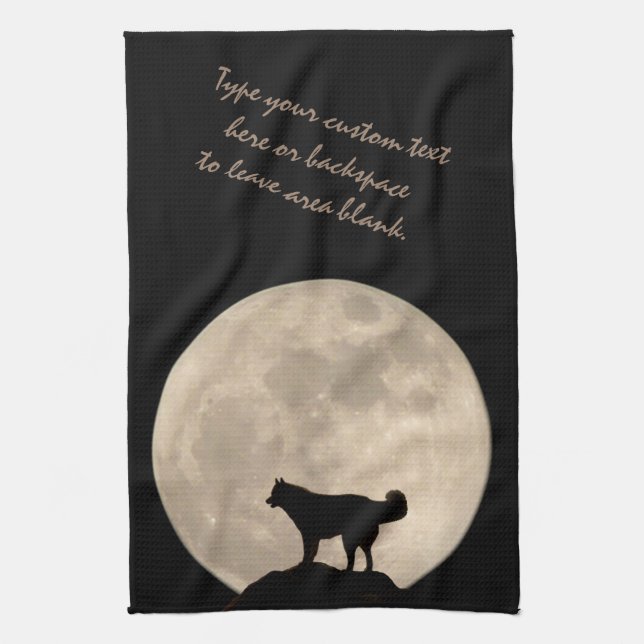 Linge De Cuisine Cadeaux personnalisés par chien de traîneau de (Vertical)