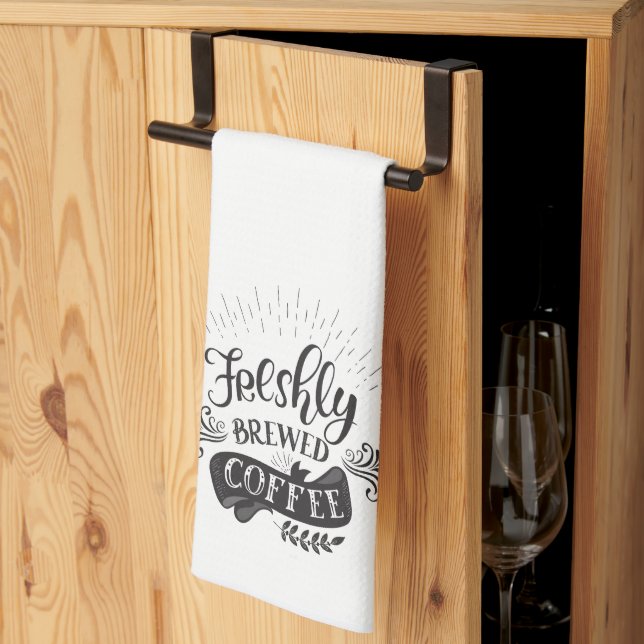 Linge De Cuisine Café fraîchement moulu (Pliage en tiers)