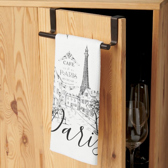 Linge De Cuisine Café Paris (Pliage en tiers)