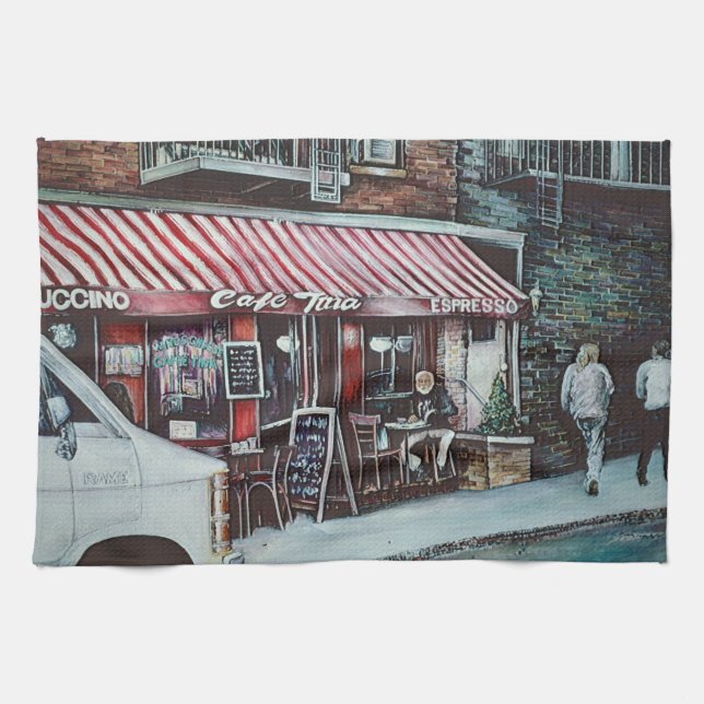 Linge De Cuisine Café Tina's Twilight, New York (Horizontal)