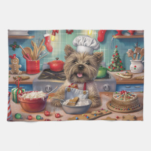 Linge De Cuisine Cairn Terrier Gîtes de vacances : Noël festif