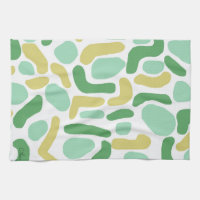 Calypso Moderne Abstrait Vert Lime Or