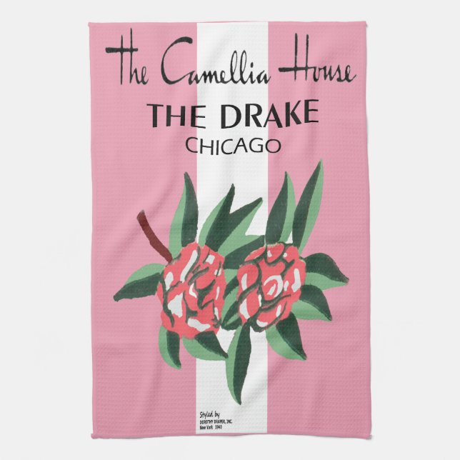 Linge De Cuisine Camellia House, Drake Hotel, Chicago; 1940-1977 (Vertical)