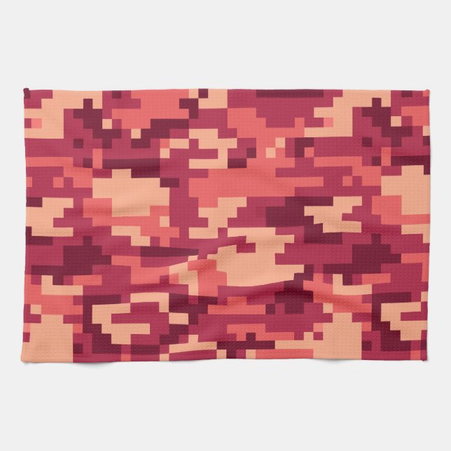 LINGE DE CUISINE CAMO NUMÉRIQUE DÉSERT MARTIAN / CAMOUFLAGE (Horizontal)