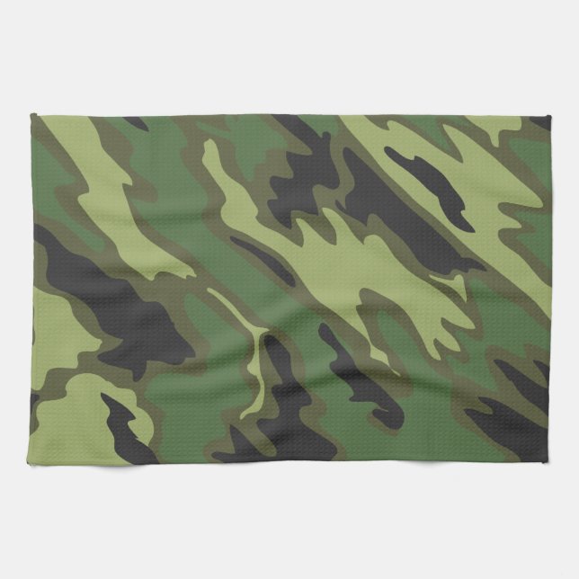 Linge De Cuisine Camouflage (Horizontal)