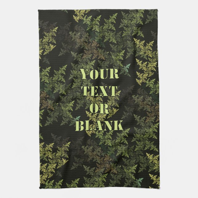 Linge De Cuisine Camouflage fractal (Vertical)