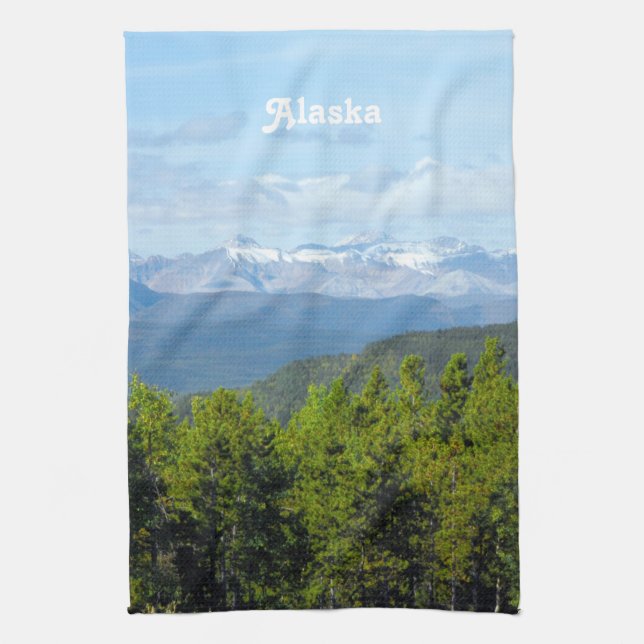 Linge De Cuisine Campagne de l'Alaska (Vertical)
