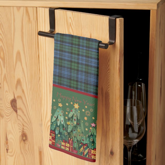 Linge De Cuisine Campbell Ancient Original Tartan Christmas (Pliage en tiers)