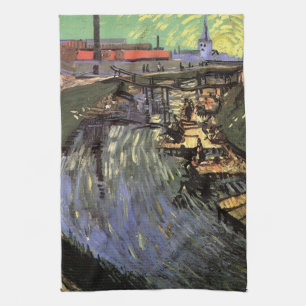 Linge De Cuisine Canal avec femmes Laver par Vincent van Gogh