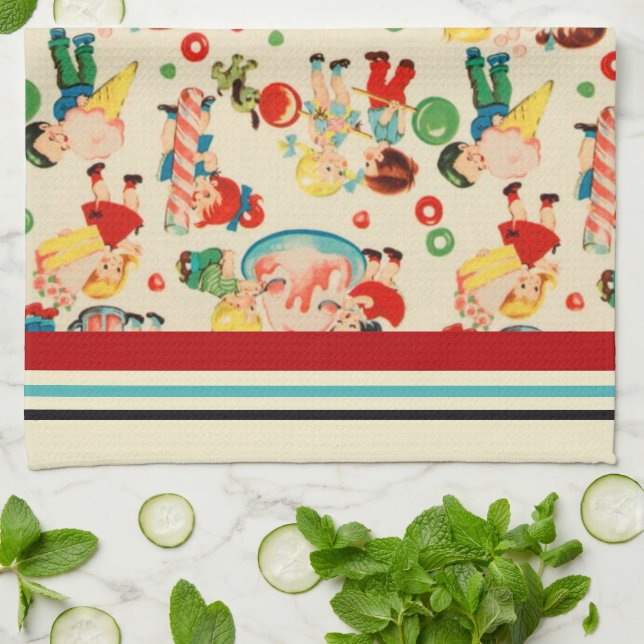 Linge De Cuisine Candy Land (Plié)