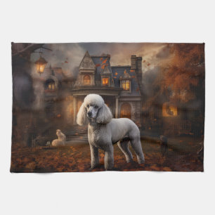 Linge De Cuisine Caniche Halloween Épouvantable