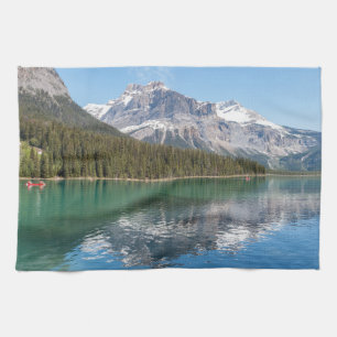 Linge De Cuisine Canot sur le célèbre lac Emerald - Yoho NP, Canada