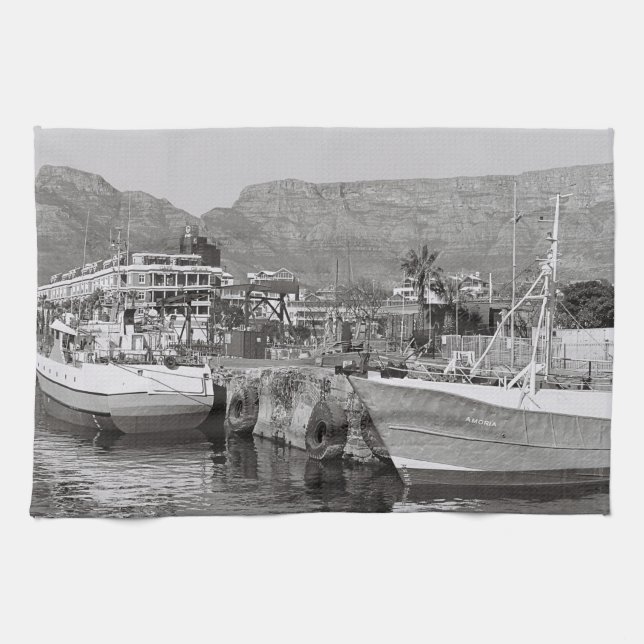 Linge De Cuisine Cap Waterfront Table Mountain Afrique du Sud (Horizontal)