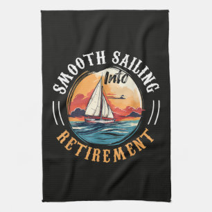 Linge De Cuisine Capitaine navigation tranquille en retraite