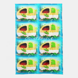 Linge De Cuisine caravane minuscule de gitan de maison