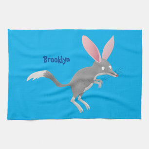 Linge De Cuisine Caricature de bilby australien très heureuse