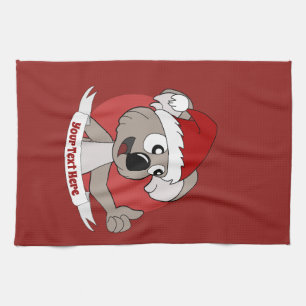 Linge De Cuisine Caricature de koala de Noël