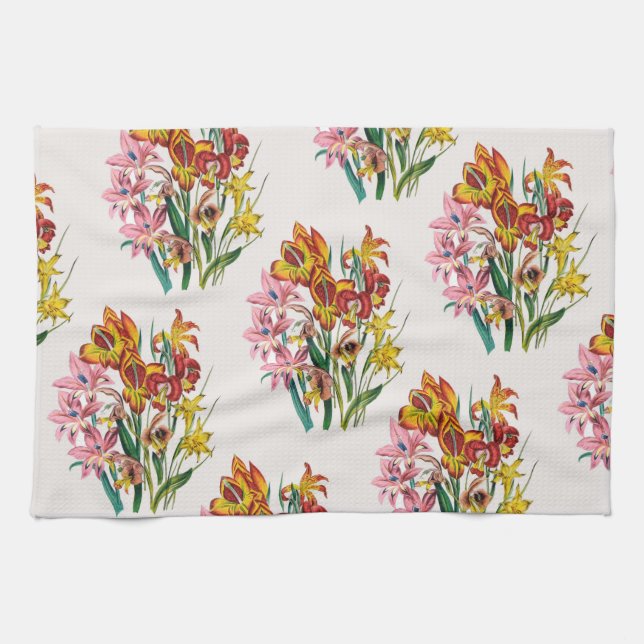 Linge De Cuisine Carnaval des fleurs (Horizontal)