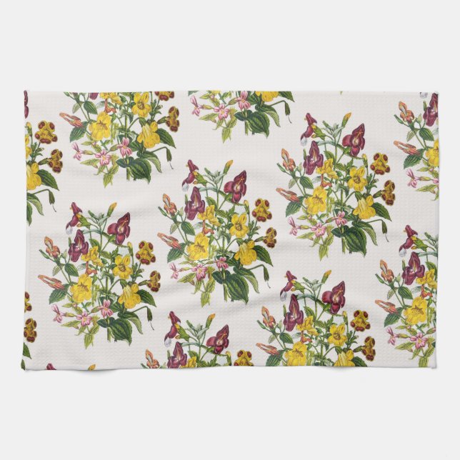 Linge De Cuisine Carnaval des fleurs (Horizontal)