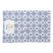 Carrelage bleu personnalisé aux citrons italiens M