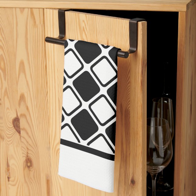Linge De Cuisine Carrés monochromes (Pliage en tiers)