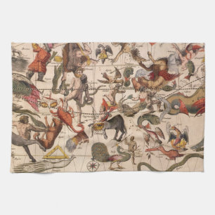 Linge De Cuisine Carte Stellaire de la Constellation Vintage par Ba