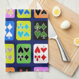 Linge De Cuisine Cartes de jeu funky Poker Solitaire Pique