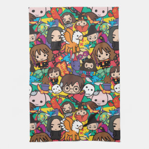 Linge De Cuisine Cartoon Harry Potter Caractère Toss Motif