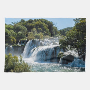 Linge De Cuisine Cascade dans le Parc national de Krka - Dalmatie,