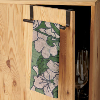 Linge De Cuisine Cascade en fleurs roses