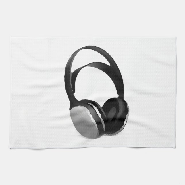 Linge De Cuisine Casque Pop Art (Horizontal)